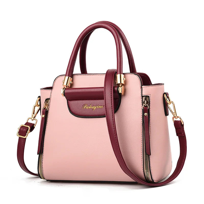 Colorblock Tote Bag Fashion
