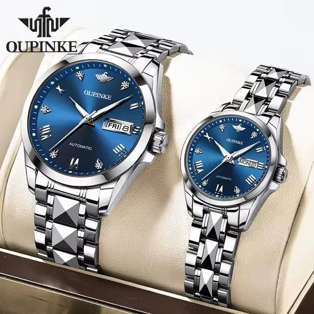 Oupinke Couple Automatic Mechanical Watch