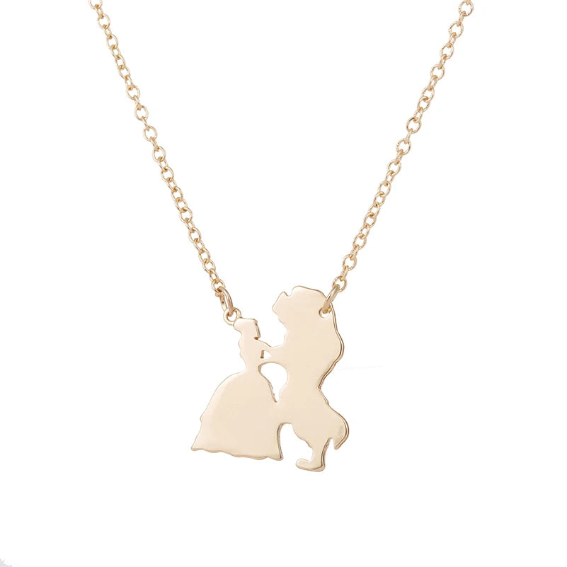 Beauty and the Beast Pendant Necklace
