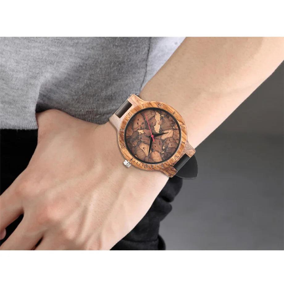 Retro Bamboo Wooden Wristwatch