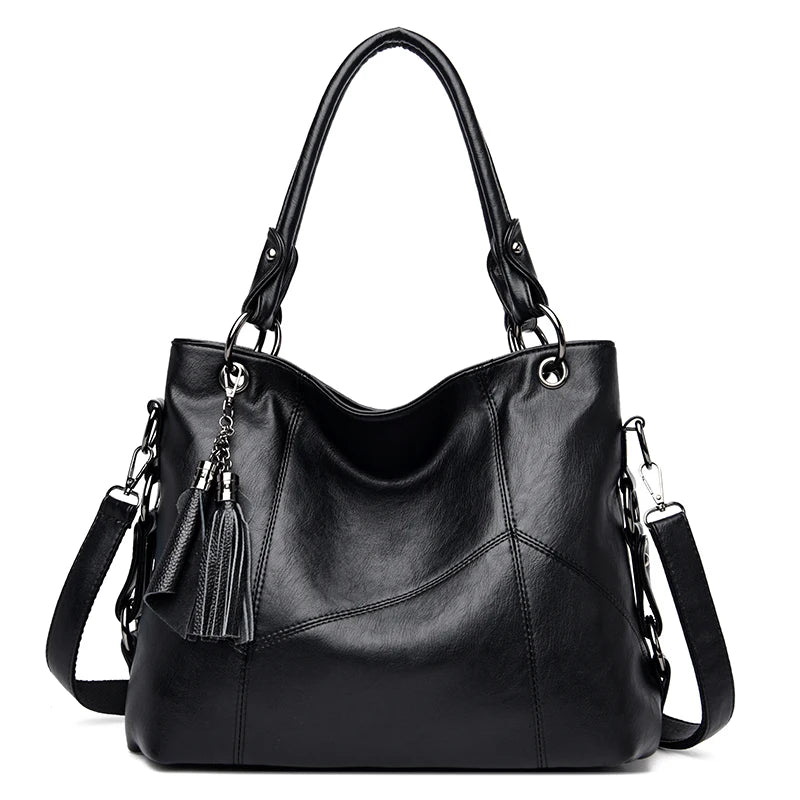 Women's Large Capacity PU Leather Tote Bag