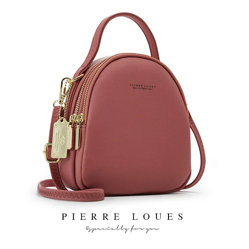Mini Leather Backpack Shoulder