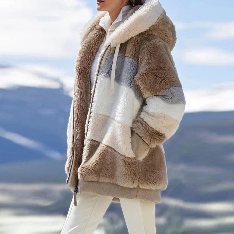 Women's Oversized Plush Jacket