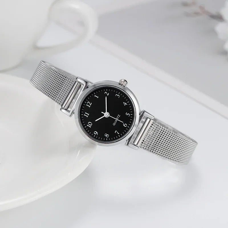 Women's Silver Bracelet Fashion Watch