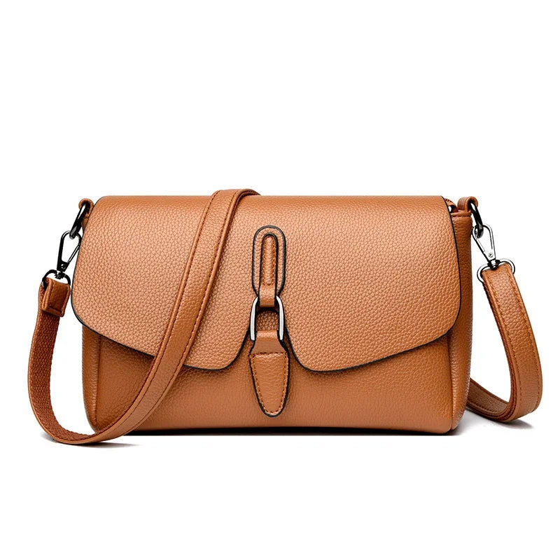 Soft Leather Luxury Crossbody Bag