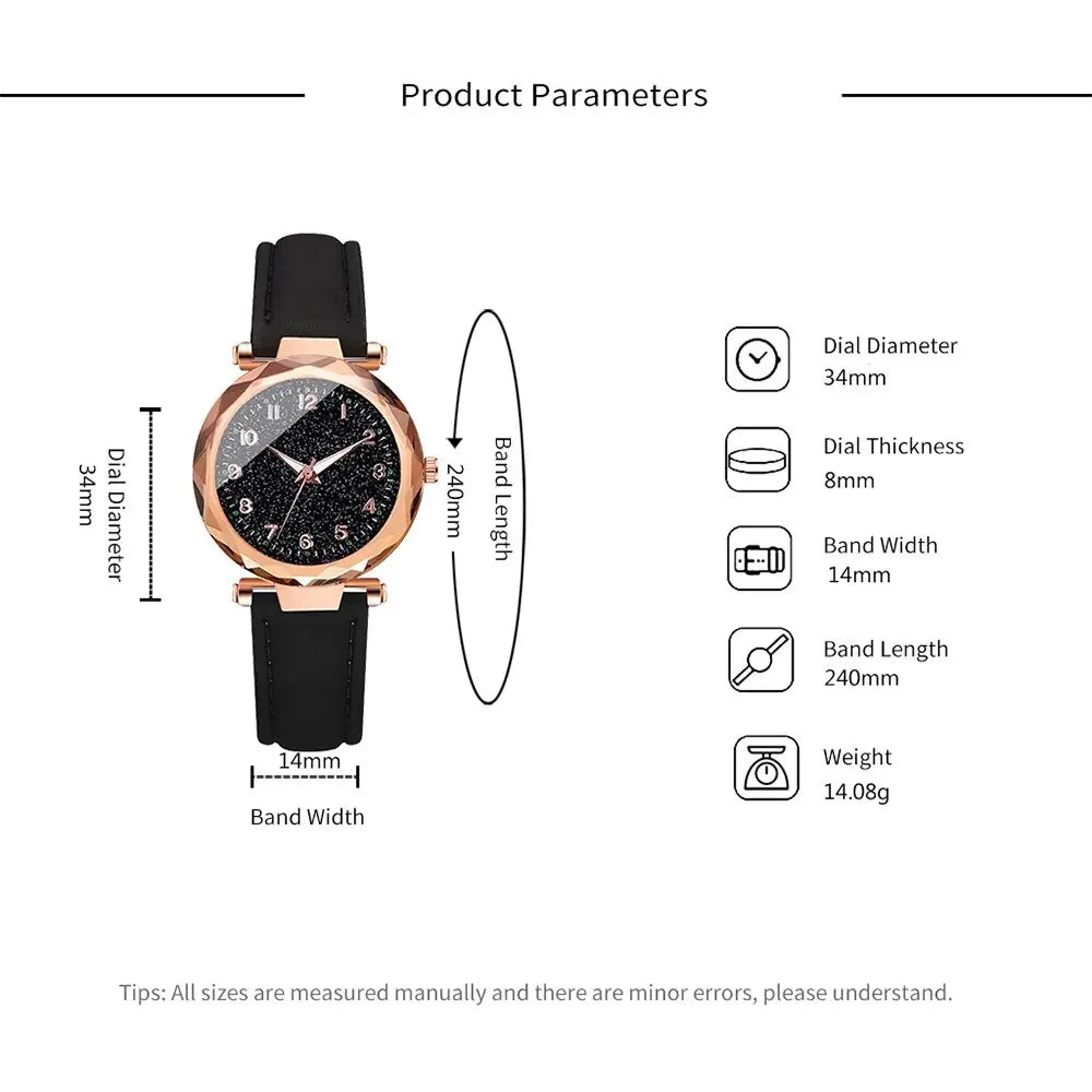 Women's Analog Watch Set (5pcs)