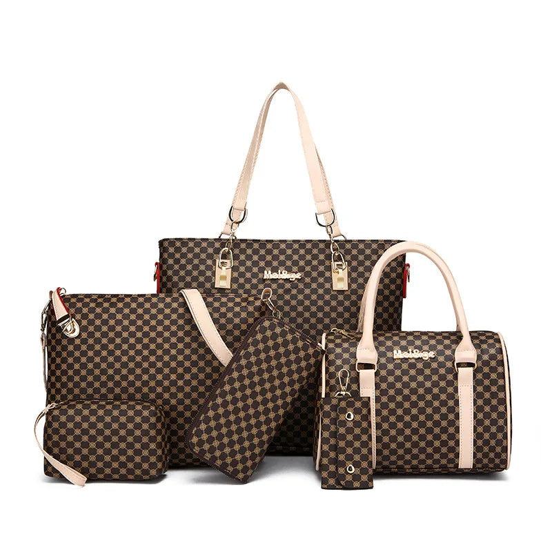 6-Piece Women Handbag Set