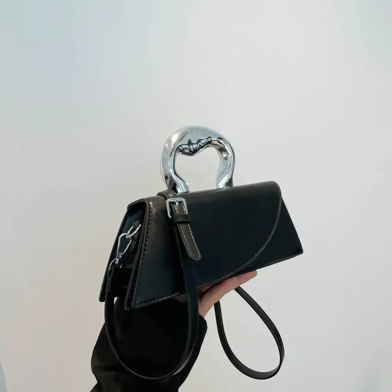 Small PU Leather Tote Bag