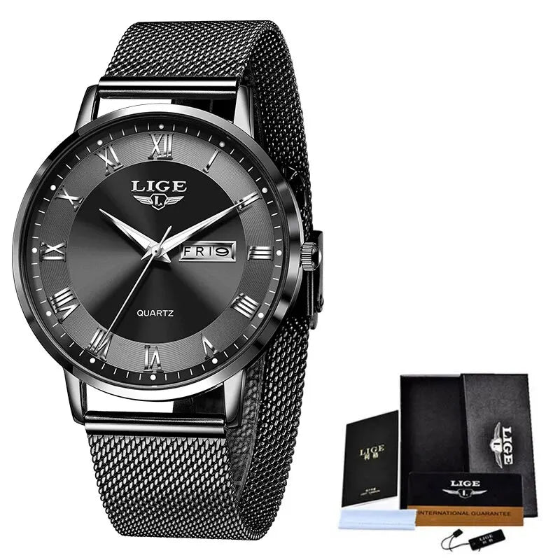 LIGE Steel Women Watch