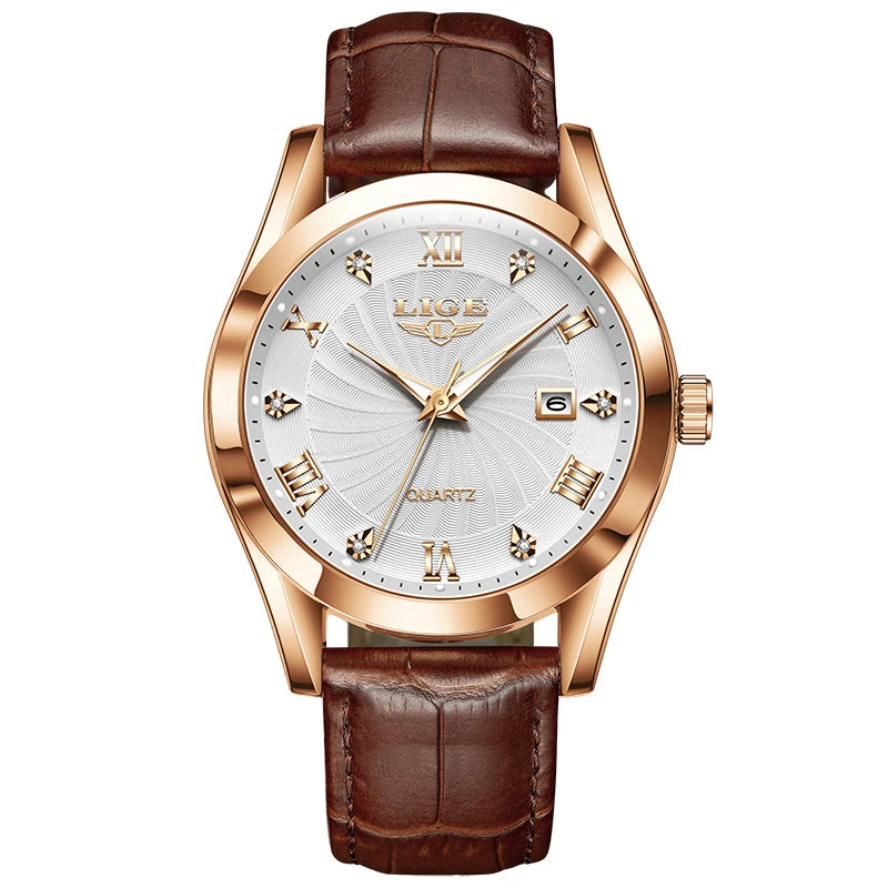 LIGE Women's Waterproof Sport Quartz Watch
