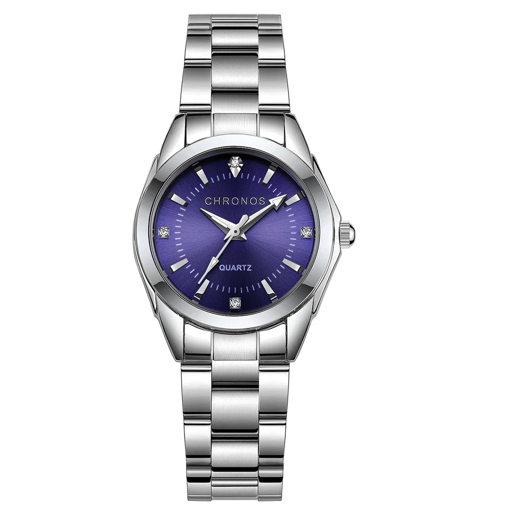 CHRONOS Steel Quartz Ladies Watch