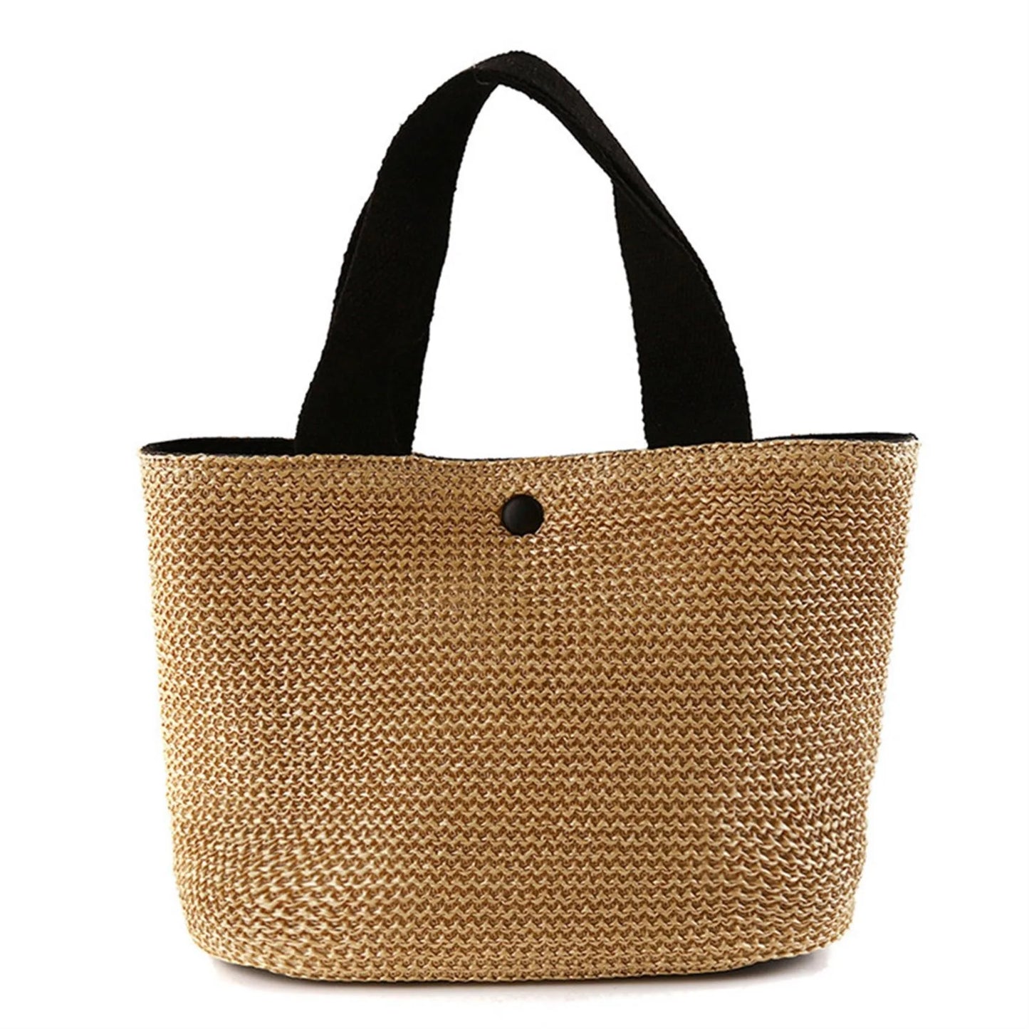 Straw Woven Beach Tote