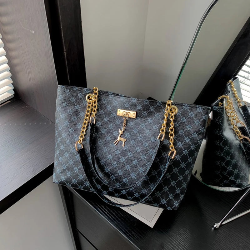 Soft Leather Tote Shoulder