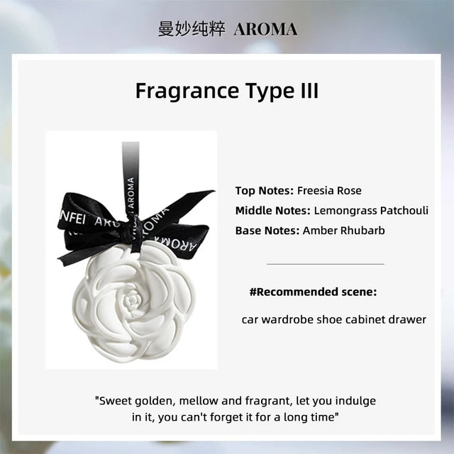 Gypsum Flower Car Freshener