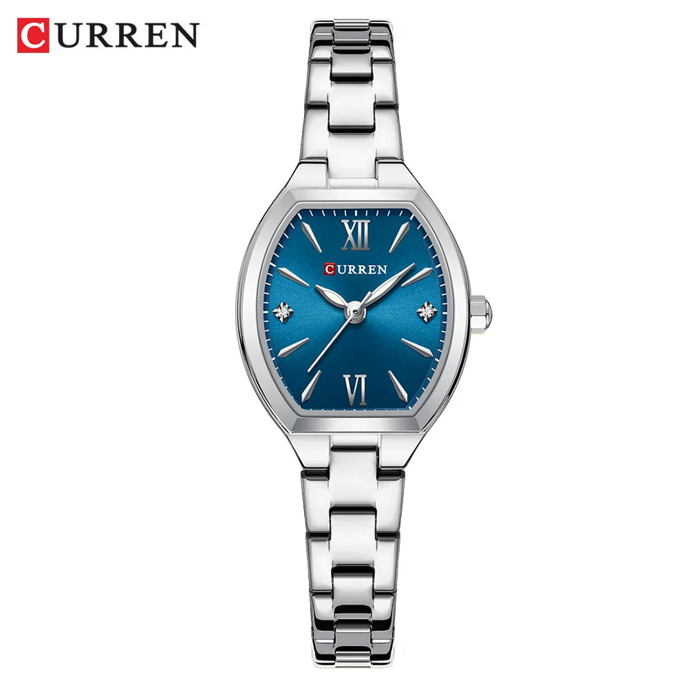 CURREN Barrel-Shape Retro Ladies Watch