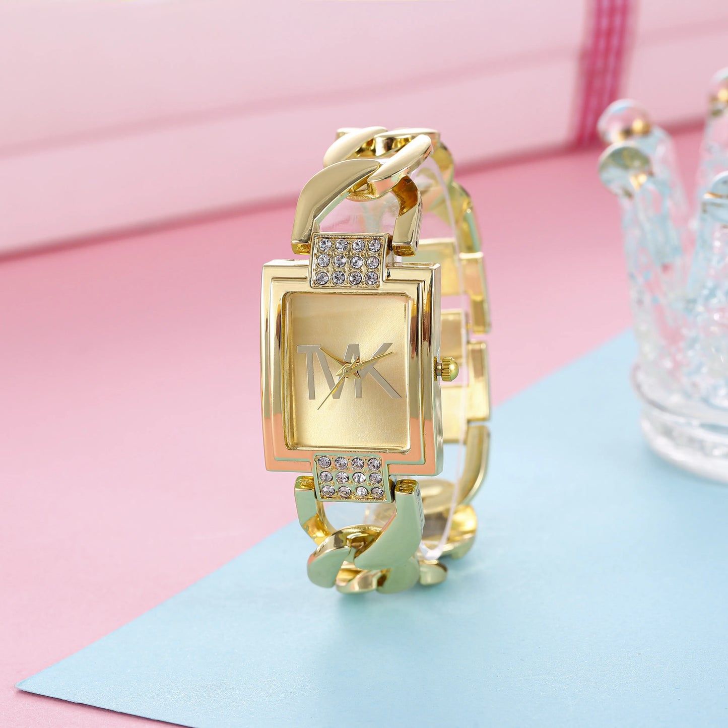 Square Metal Strap Ladies Watch