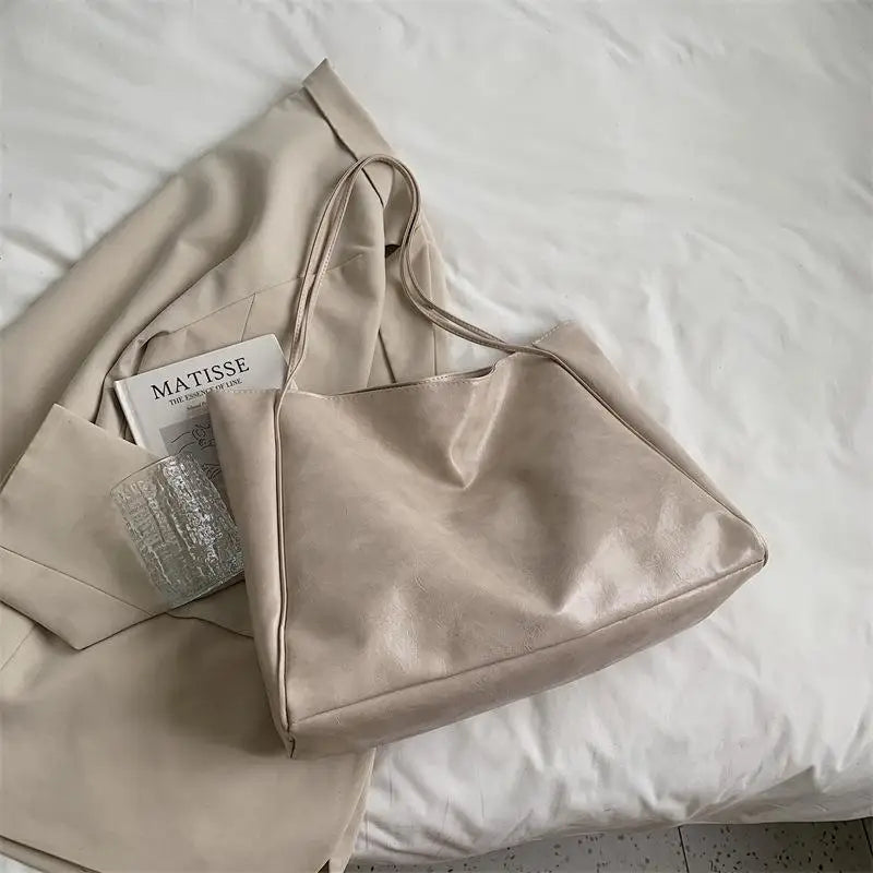 Soft PU Bucket Shoulder Bag