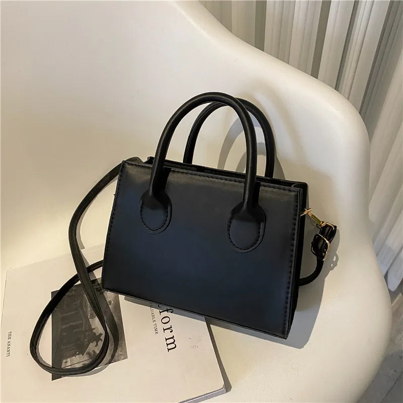 Retro Dual Handle Crossbody Bag