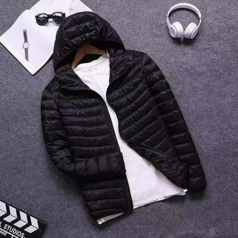 Men's Hooded Padded Vest Jacket