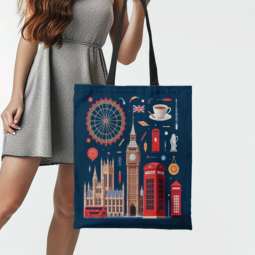 Women's London Tote Bag Reusable Polyester