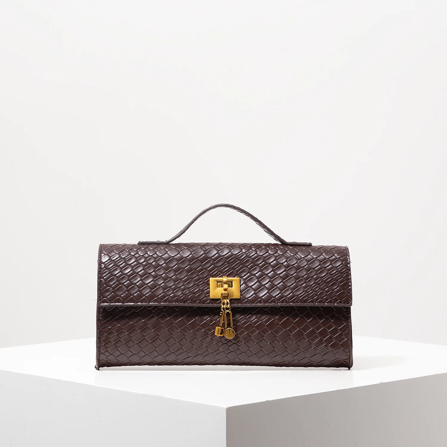 Vintage Burgundy Women Handbag