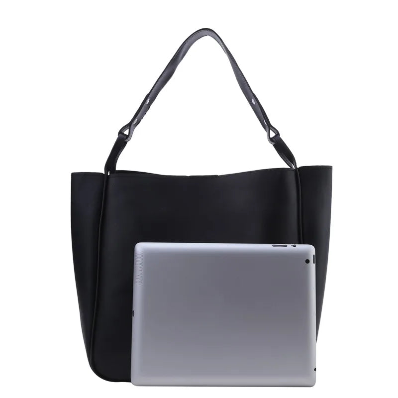 Women's PU Leather Bucket Shoulder Bag