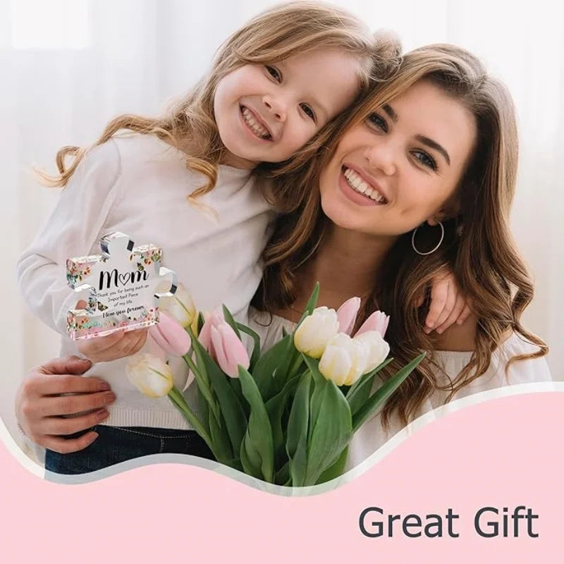 Mom Acrylic Puzzle Block Gift Mother's Day