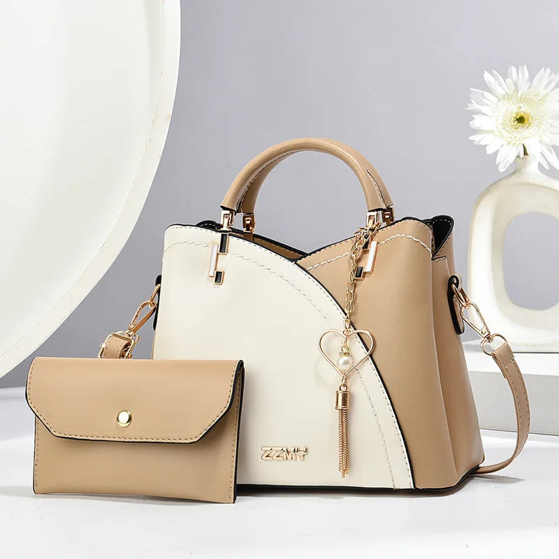 Luxury PU Leather Tote Handbag