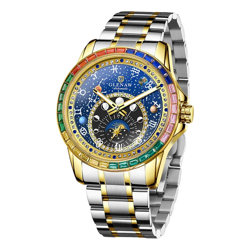 Golden Mechanical Men Watch