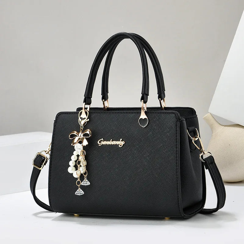 PU Bucket Pattern Crossbody Bag