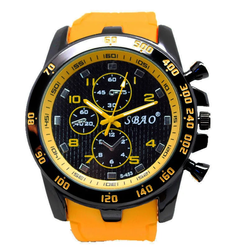 Men's Military Silicone Waterproof Quartz Watch