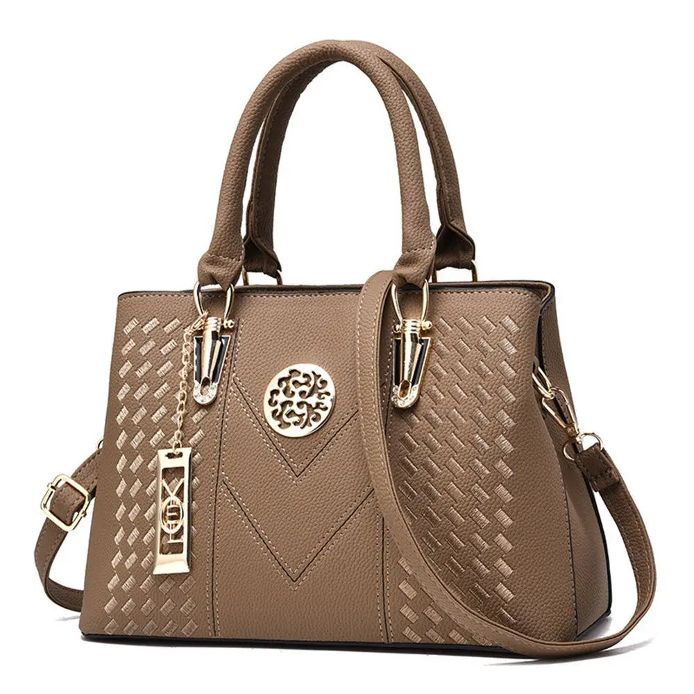 Embroidered Large Capacity Handbag