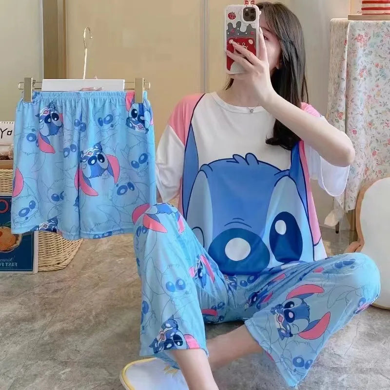 Women's Sweet Cartoon Pajama Set