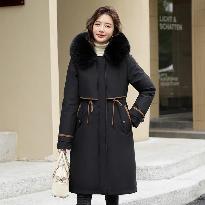 Detachable Lining Women Parka