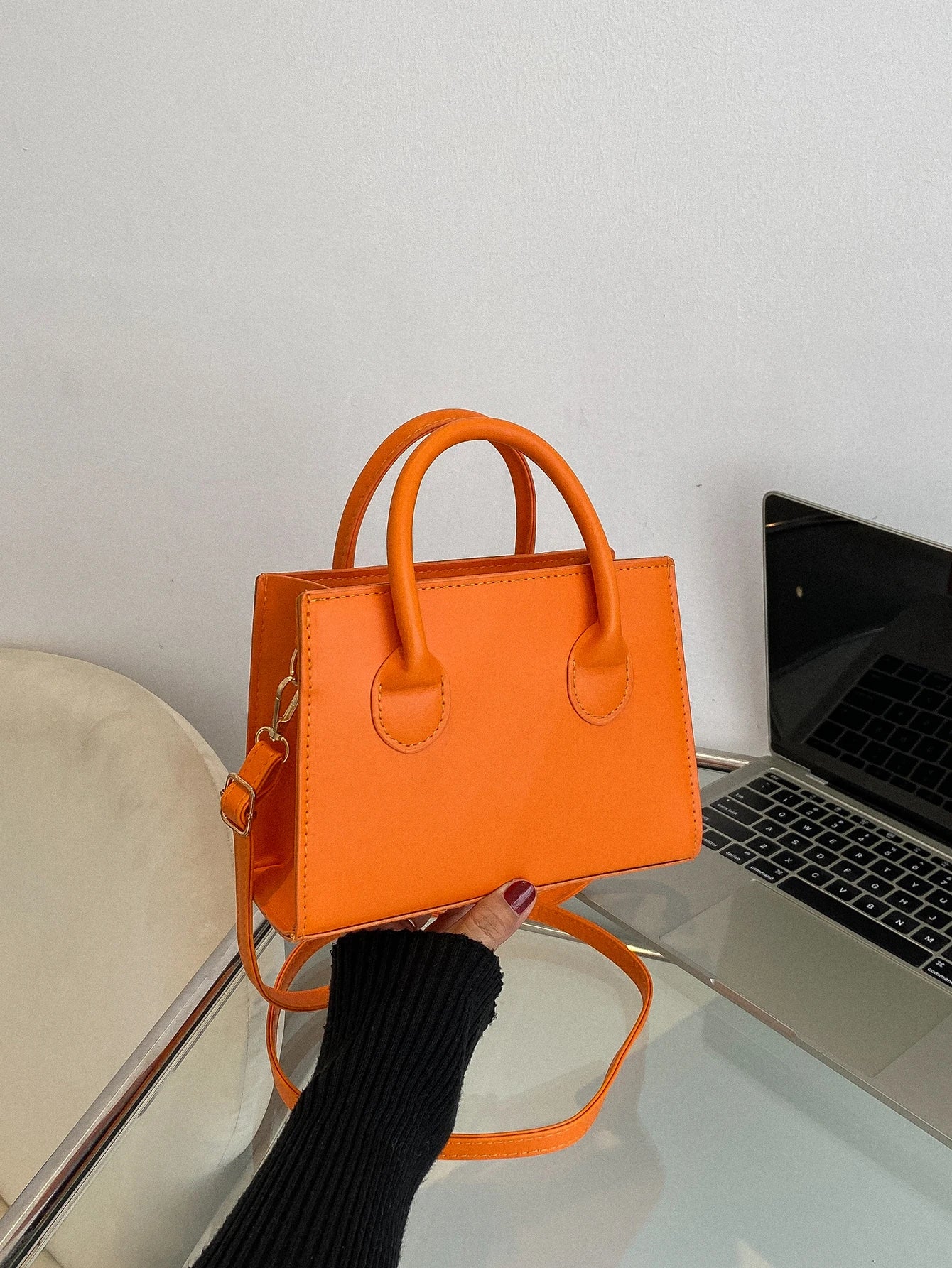 Women's PU Leather Large Travel Tote Bag