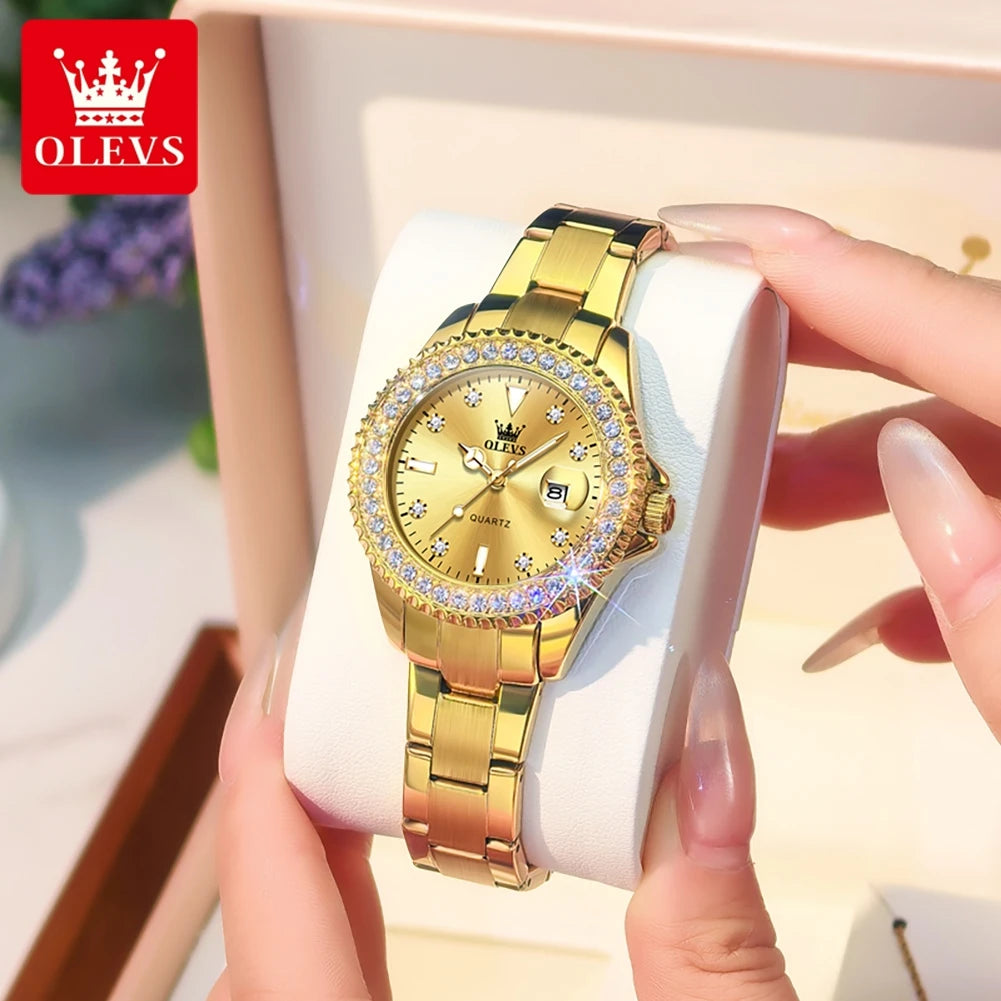 OLEVS Diamond Date Ladies Watch