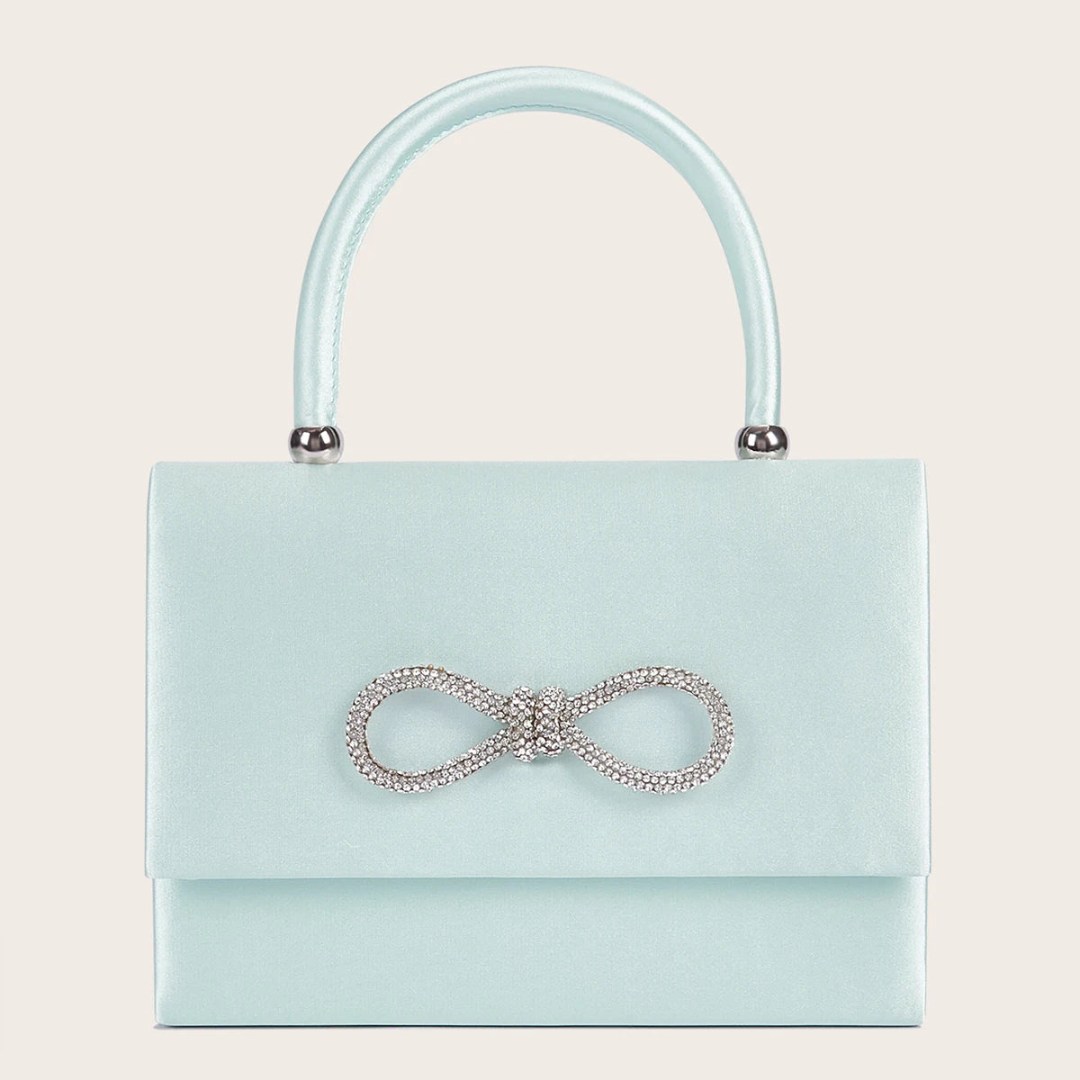 Bowknot Diamond Evening Clutch