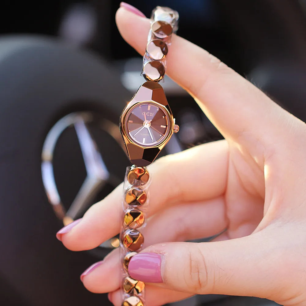 Ceramic Quartz Ladies Dress Watch