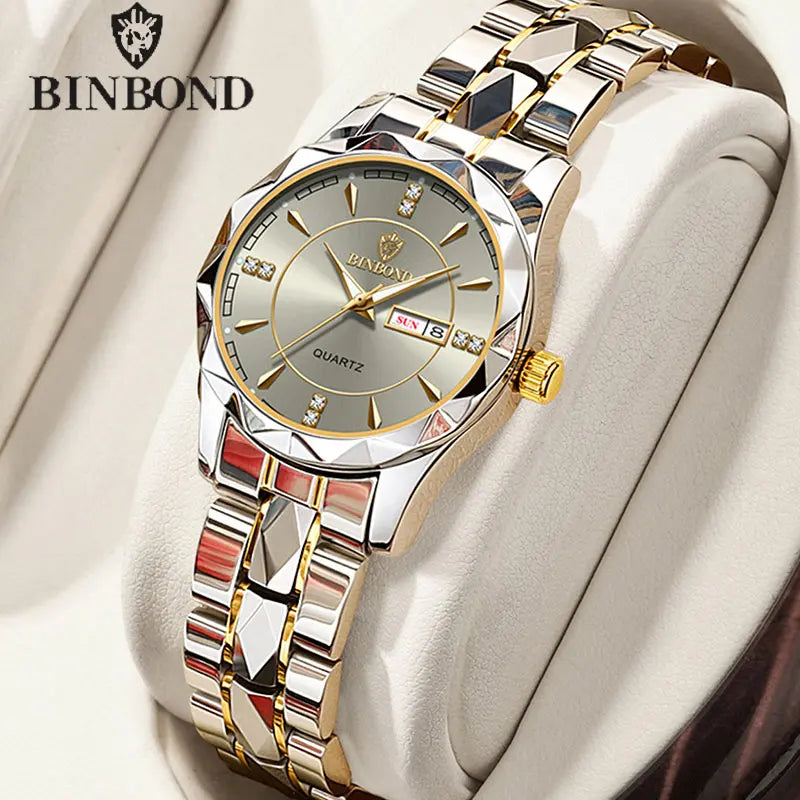 BINBOND Ladies Luminous Quartz Watch