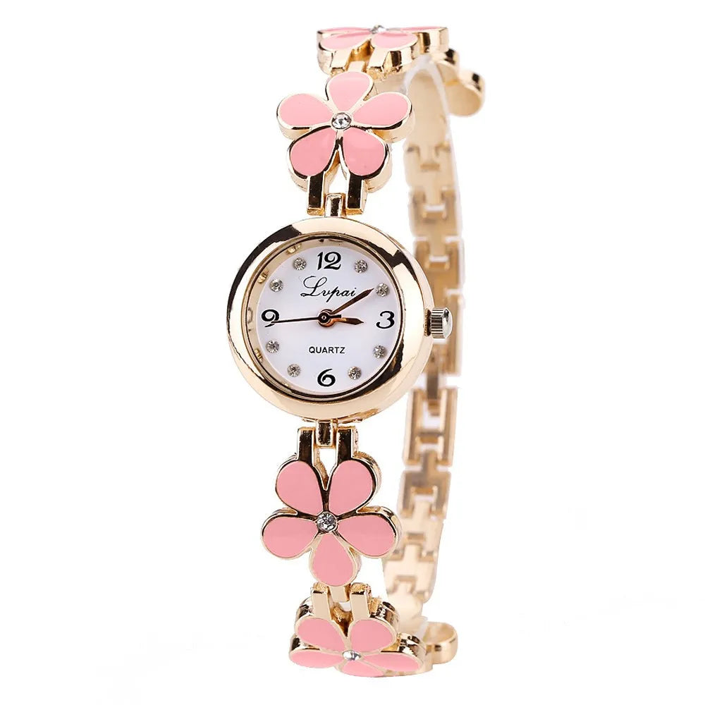 Women's Colored Diamond Bracelet Watch