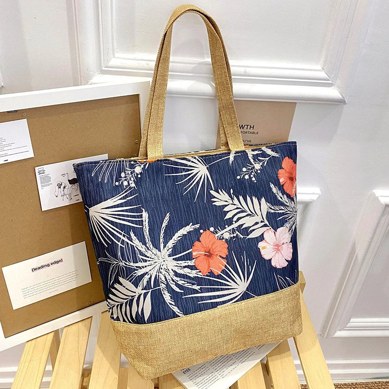 Floral Large Tote Shoulder Bag