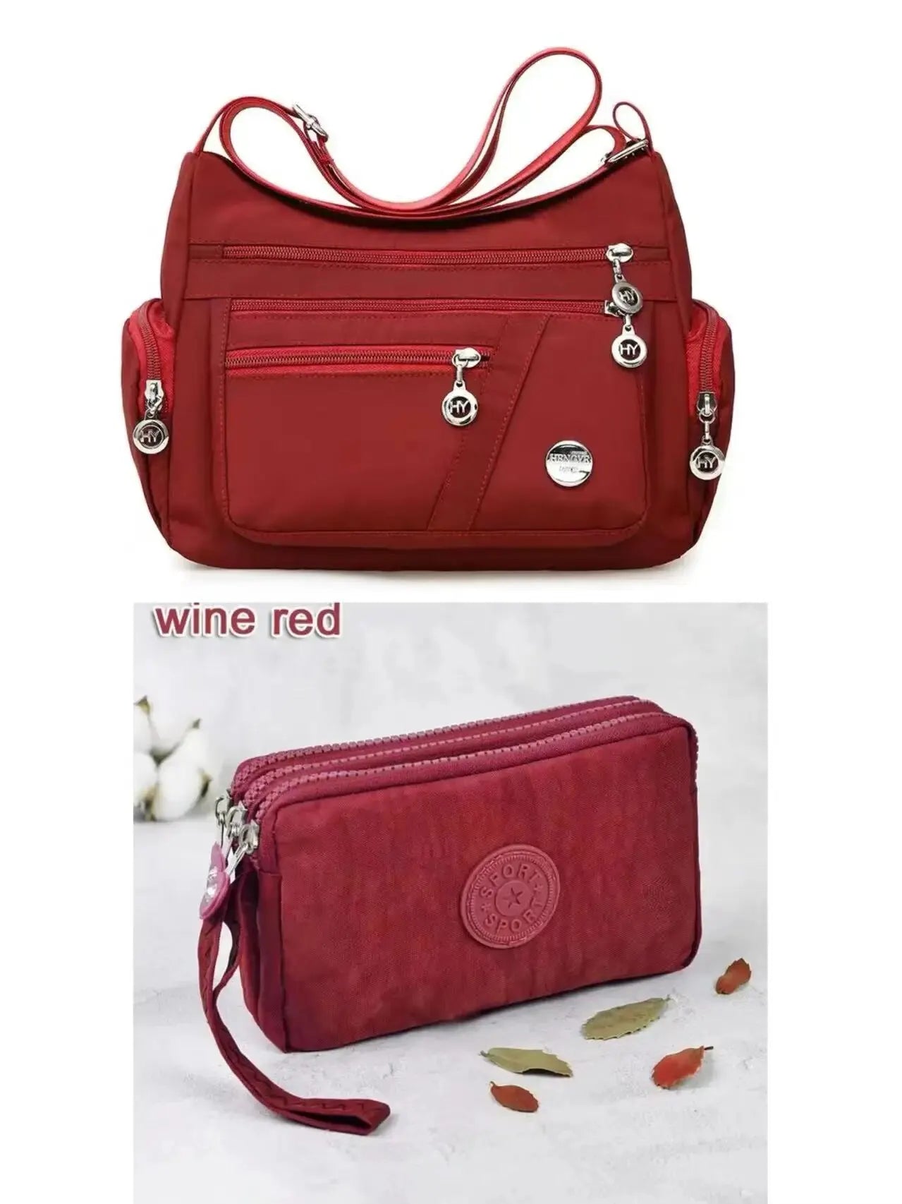 Waterproof Nylon Messenger Bag