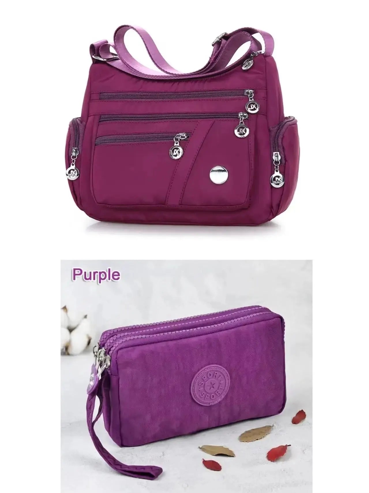 Waterproof Nylon Messenger Bag