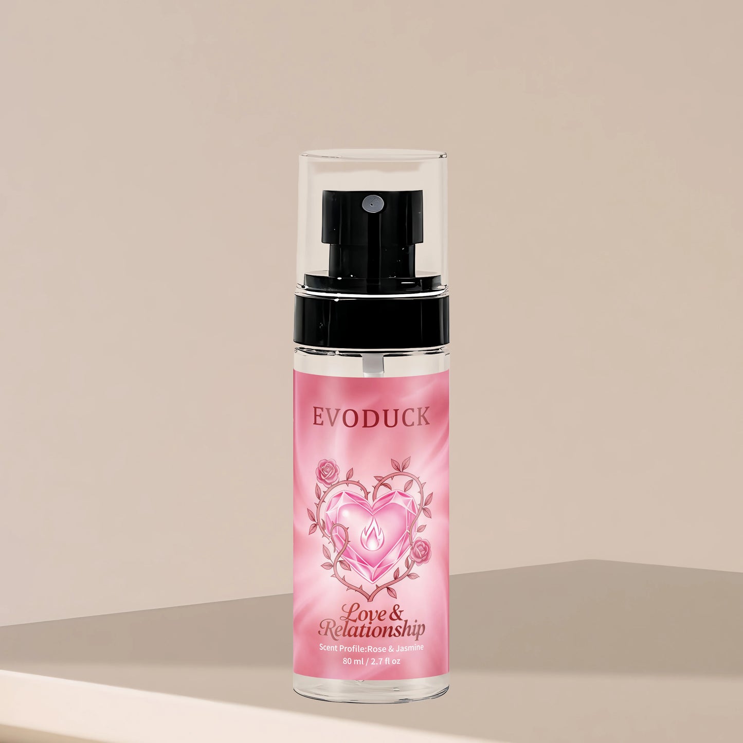 Women's Rose Jasmine Body Mist Travel 2.7oz