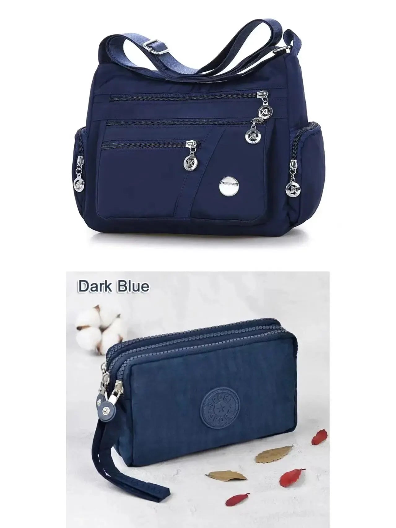 Waterproof Nylon Messenger Bag