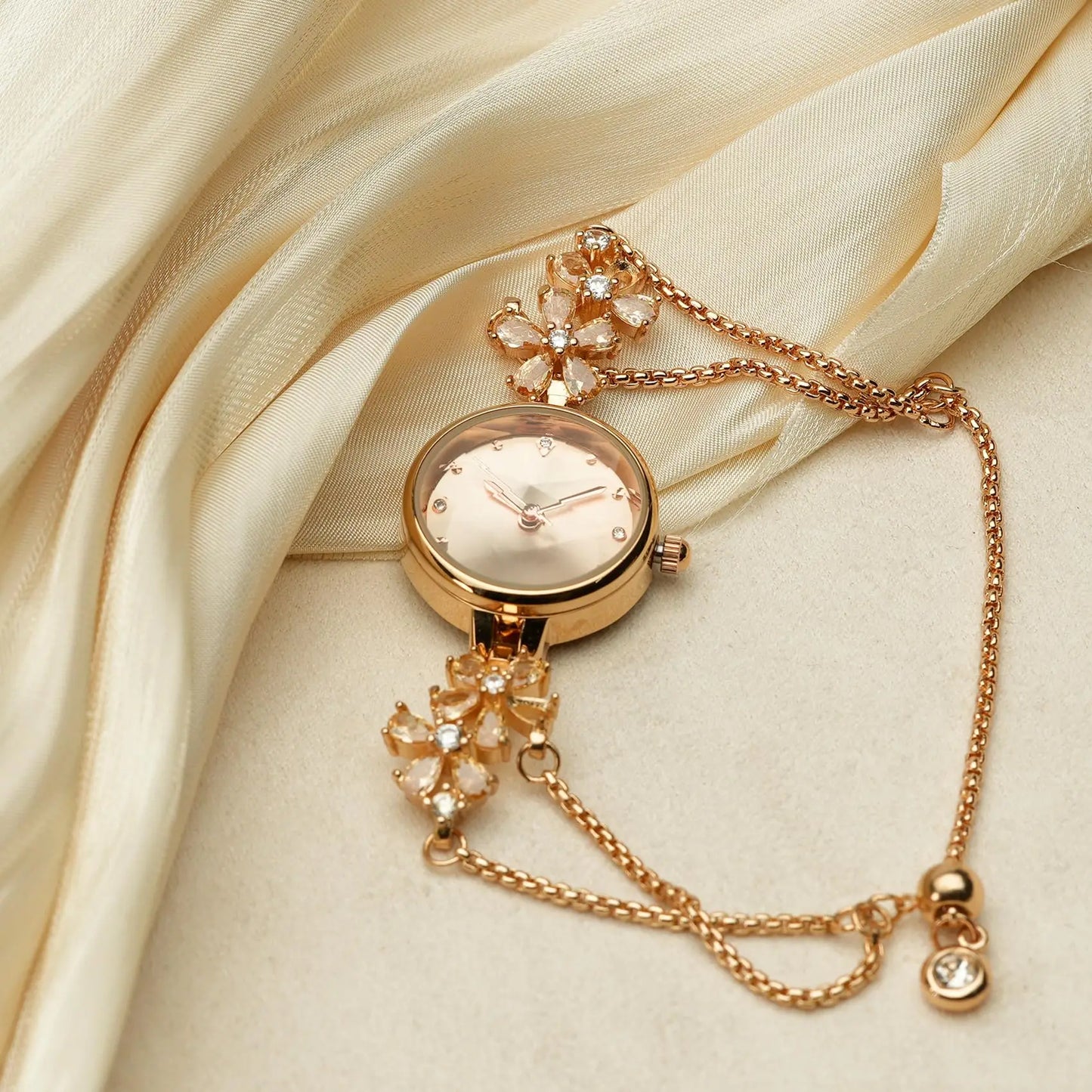 Women's Luxury Bracelet Quartz Watch Steel