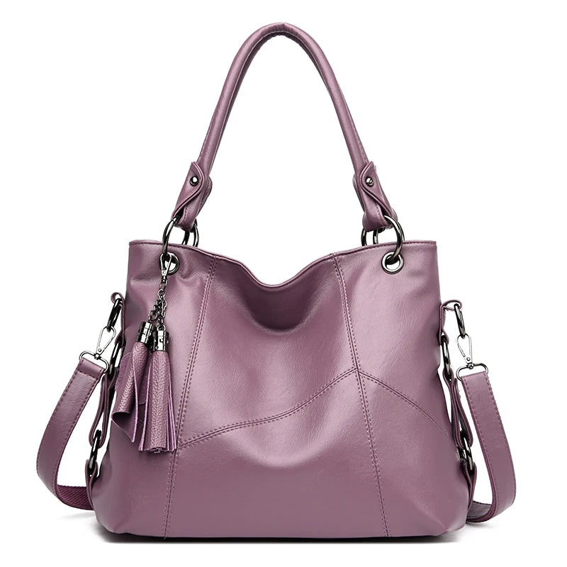 Women's Large Capacity PU Leather Tote Bag