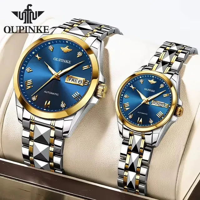 Oupinke Couple Automatic Mechanical Watch