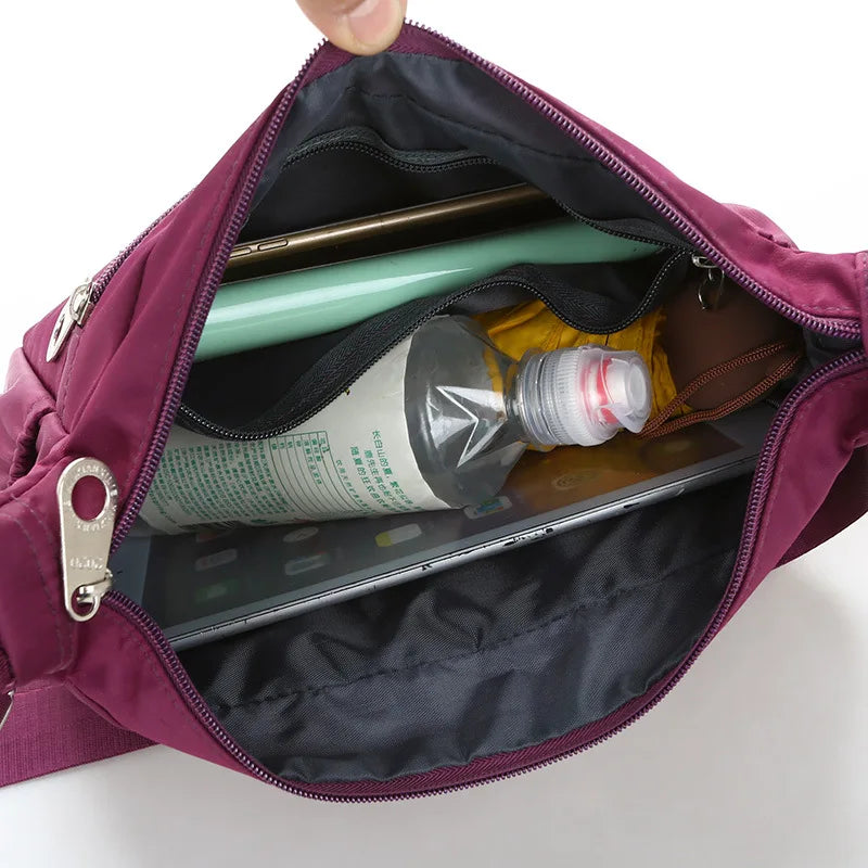 Waterproof Oxford Crossbody Tote