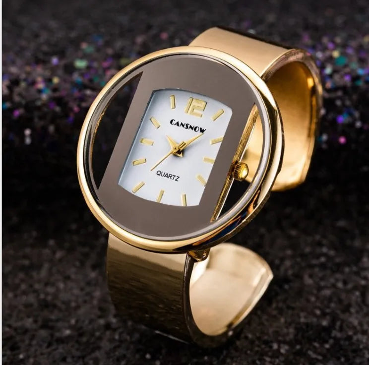 Women's Minimalist Steel Bracelet Quartz Watch
